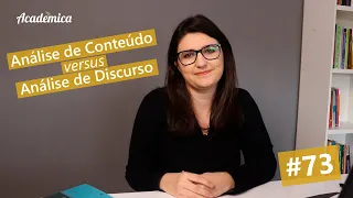 Análise de Conteúdo x Análise de Discurso - Pesquisa na Prática #73