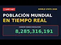 LIVE - World Population Counter 2026 Real-Time Statistics Birth Rate