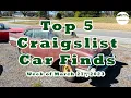 Top 5 Craigslist Cars - Week of March 27 2023
