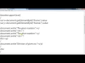 HOW DESIGN DIVISION OF TWO NUMBERS USING JAVA SCRIPT
