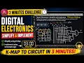 3 mins challenge Can You Solve This Digital Electronics Problem K-Map Universal Logic