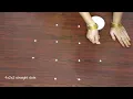 Download Lagu simple and easy dot rangoli designs for home🌸simple and unique rangoli designs🌸easy 3 dot kolam