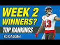 Week 2 Rankings RB WR TE QB Fantasy Football Advice