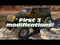 The first 3 modifications you NEED to do on your SCX24 The jeep JLU build