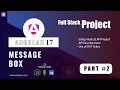 Angular 17 Message Box App Angular Project from scratch Part