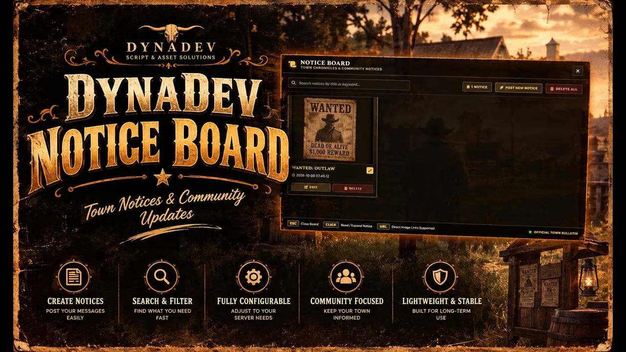 DynaDev Notice Board