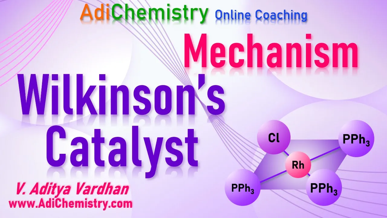 Wilkinson's catalyst Part-2 - mechanism - catalytic cycle - CSIR NET GATE SET IIT JAM