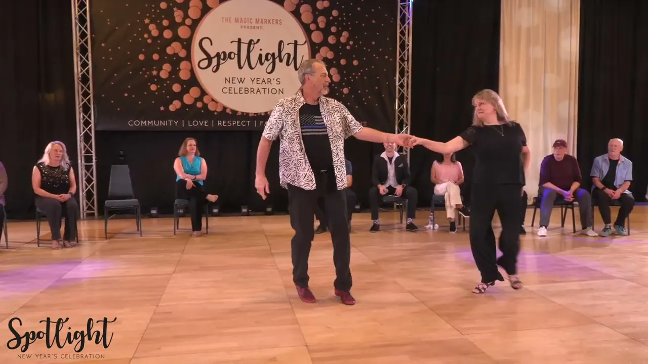 Spotlight New Year's Celebration 2024/2025 Masters Novice Jack & Jill David W Sarver & Carol Klarman