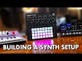 HOW TO BUILD A SYNTHESIZER SETUP with Circuit Tracks Korg Minilogue Volca NuBass