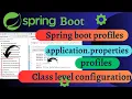 Spring boot profiles application properties files
