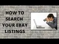 Download Lagu How To Search Your Active eBay Listings