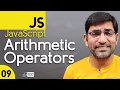 Arithmetic Operators in JavaScript Tutorial in Hindi Urdu - Class