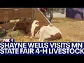 Shayne Wells at MN State Fair 4-H Livestock Show