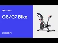 BowFlex Support C7 Bike How to Connect the Power Cord