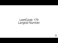 LeetCode 179 Largest Number