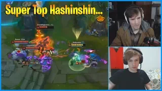 Attacking is the best way to defend | Super "Hashinshin" Top 1v4 | LoL Daily Moments Ep 719