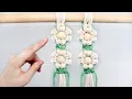 DIY Macrame Flower with Beads
