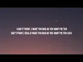 SZA - Tread Carefully (Lyrics)