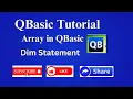 QBasic Tutorial To Print The Sum Of Integers Using Array QBasic Tutorials