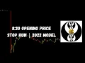 ICT Gems - 8 30 Opening Price Stop Run 2022 Model