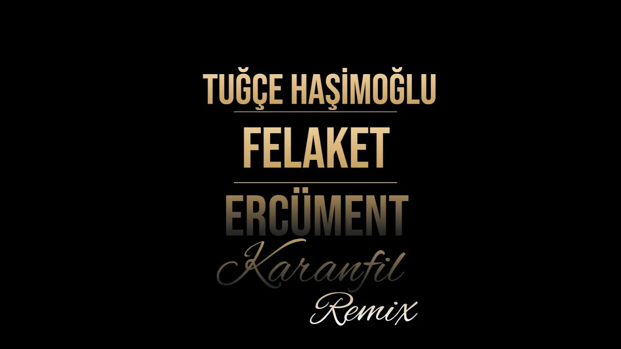 Tuğçe Haşimoğlu - Felaket (Ercüment Karanfil Remix) Ezhel Cover