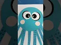 blue day s craft blur themed craft paper octopus octopus
