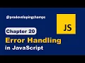 Error Handling in JavaScript JavaScript Full Course