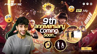 9th anniversary coming soon free fire max
