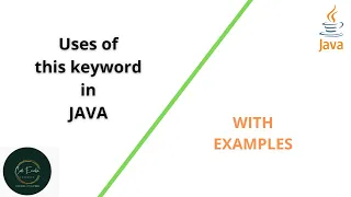 Uses of this keyword in java this keyword in java Code eureka