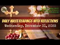 Lagu Today's Catholic Mass Readings \u0026 Gospel Reflection – Wednesday, December 31, 2025