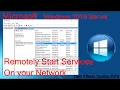 Remotely Start Services on Windows network using powershell Servers and Workstations