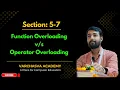 Function Overloading vs Operator Overloading in C Differences with Examples Varchasva Academy