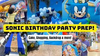 Sonic Birt ay Sonic Birt ay Party Prep Decorations 6th Birt ay Party Sonic Theme Cake