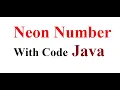 Neon Number Java Program Programming With Code Neon