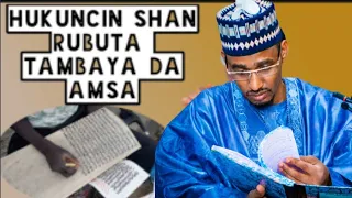 hukuncin shan rubutu sheikh bashir ahmad sani sokoto