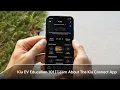 Kia EV Education 101 Learn About the Kia Connect App