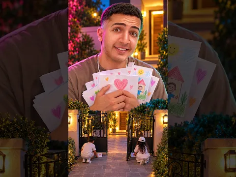 ילדים השאירו לי מכתבים מחוץ לבית.. מרגש !🥹