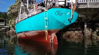 Shipyard are closed? No prob DIY HAULOUT -Sailing Oka Solo –