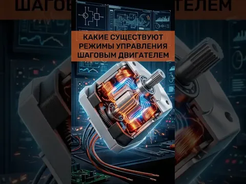 Как существуют режимы управления шаговым двигателем