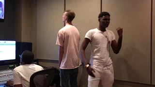young jarvez studio session w noah scharf