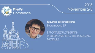 ENG Mario Corchero Effortless Logging A deep dive into the logging module