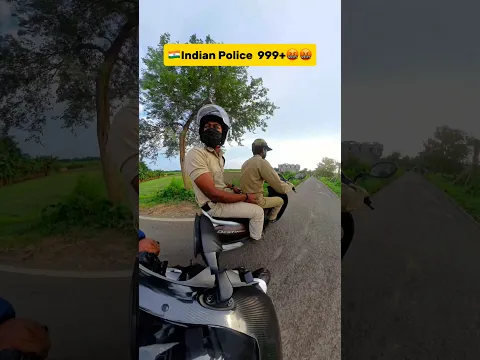 ๐ฎ๐ณ Indian police 999+๐คฌ๐คฌโฆ!!! #viralvideo #bikelover #viralshort #viralshorts #bikeride