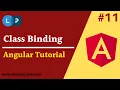 Angular Class Binding How to bind class in html element Add CSS class property into typescript