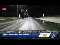 Omaha experiences slick roads blowing snow for morning commute