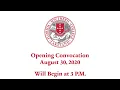 Opening Convocation August 30 2020