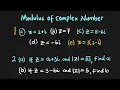 Modulus of Complex Numbers