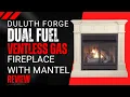 Duluth Forge Dual Fuel Ventless Gas Fireplace With Mantel Review