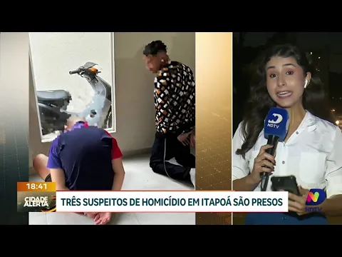 Três suspeitos de homicídio são presos em Itapoá