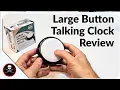 Talking Clock for the Blind Low Vision Cirbic Large Button Alarm Clock Review