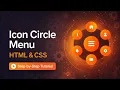 Icon-Based Circular Menu Pure HTML CSS No JavaScript